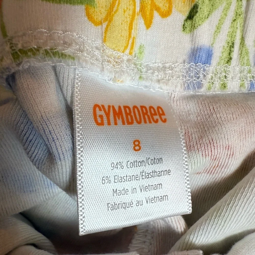 GYMBOREE Colorful Floral and Patterned Leggings Set/6 pieces size 8
